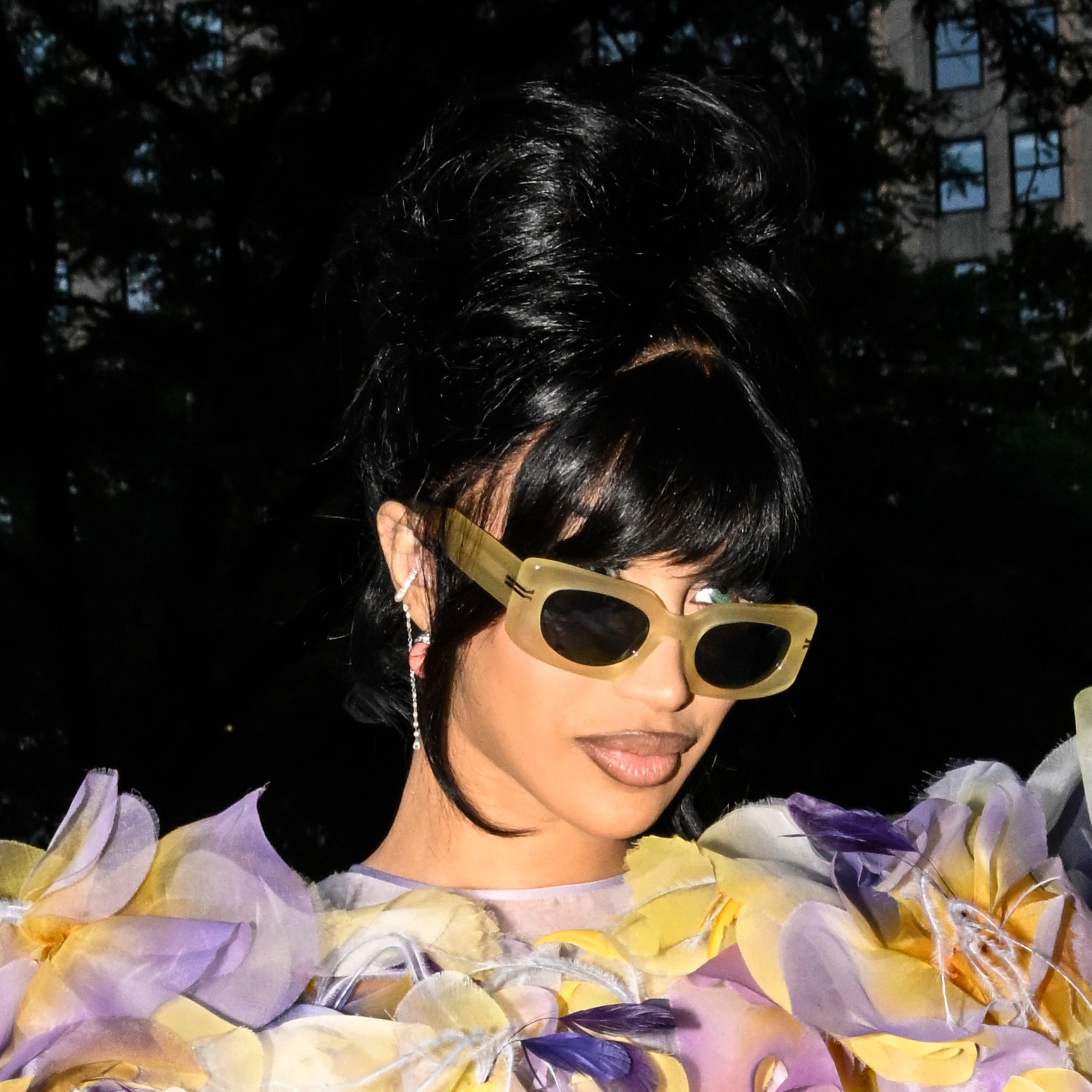 Cardi B Is Once Again Doing the Most in a Met Gala Level Floral Dress