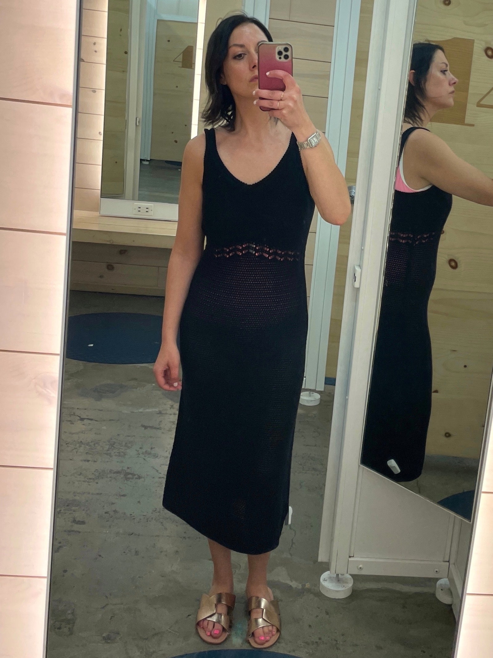 black dress