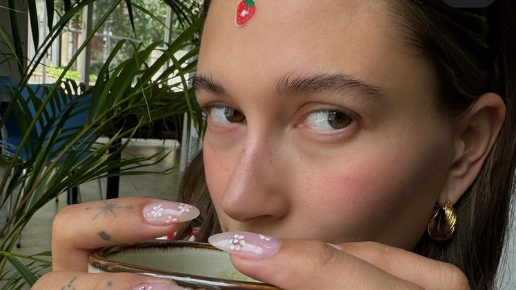 Hailey Bieber Fans Think Her Latest Manicure Revealed the Sex of Her Baby