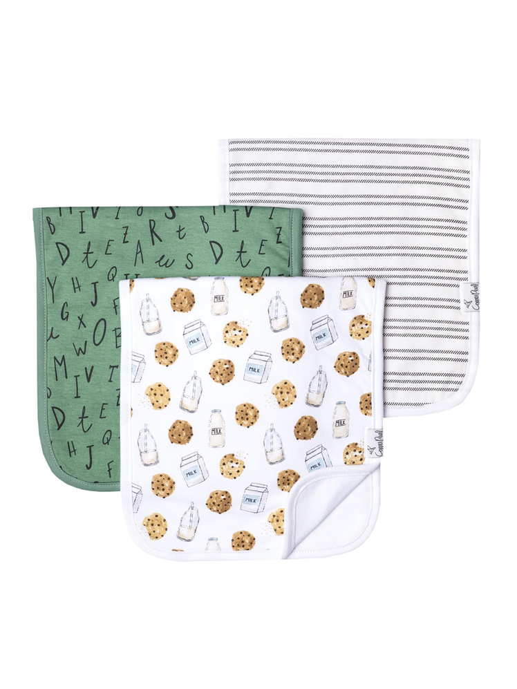Copper Pearl Burp Cloths