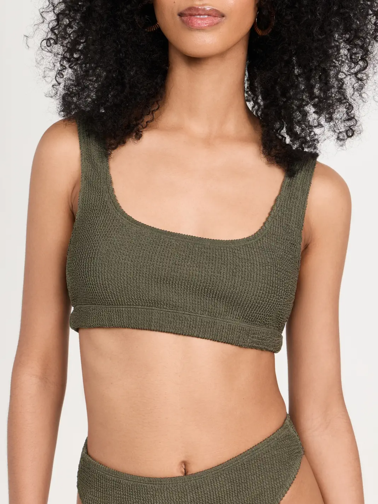 Good American Always Fits Scoop Swim Top