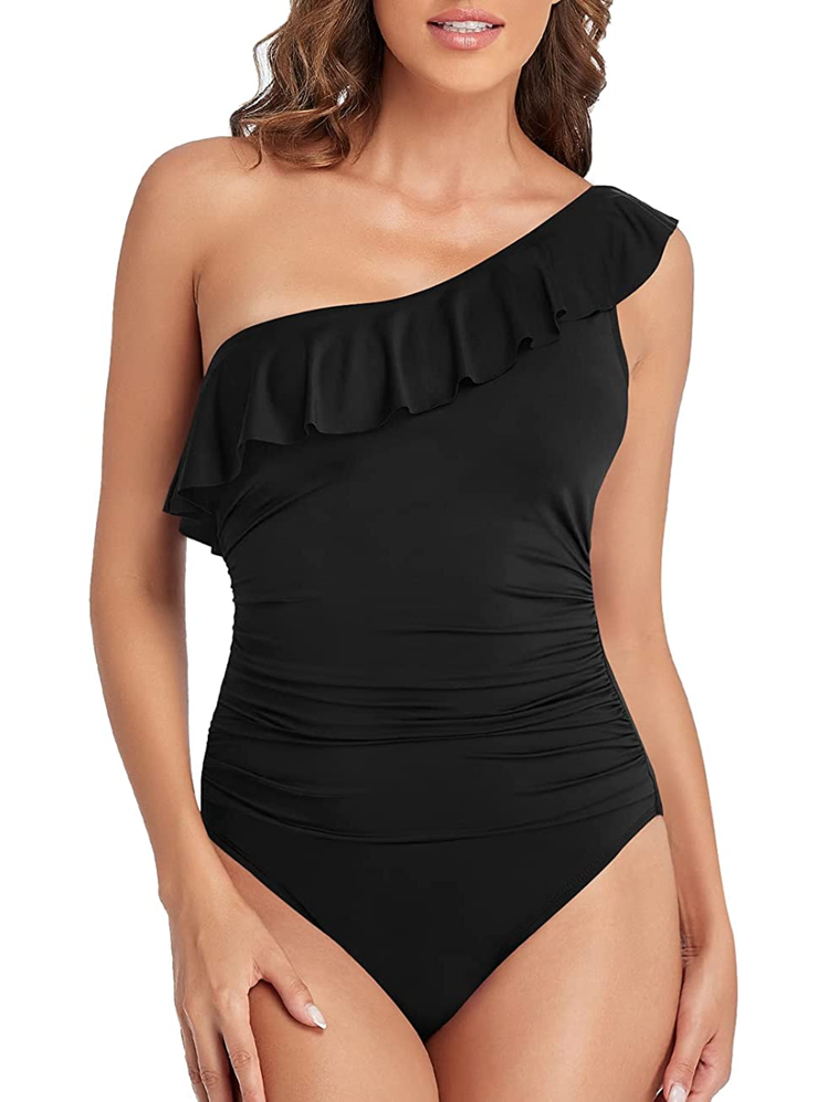 Hilor One-Piece Ruffle Swimsuit