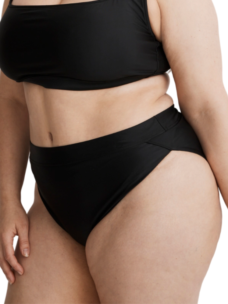 Madewell Plus High-Rise Crossover Bikini Bottom