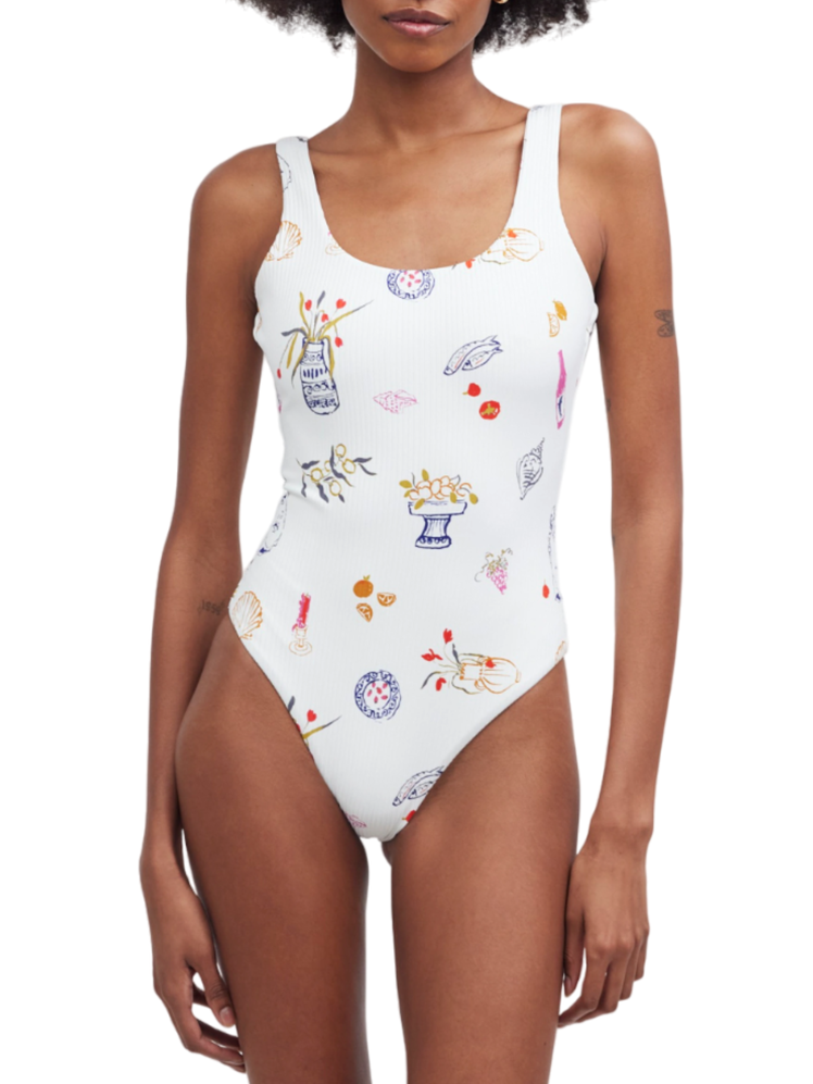 Madewell x Lisa Says Gah! Scoop-Neck One-Piece Swimsuit