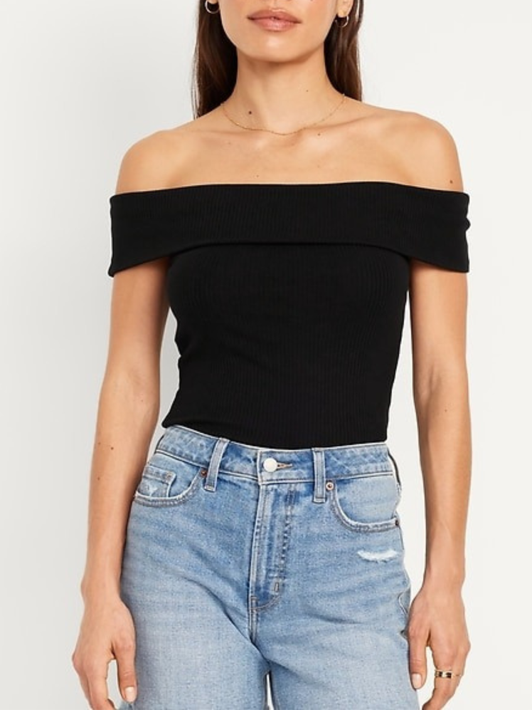 Old Navy OffShoulder Ribbed Top