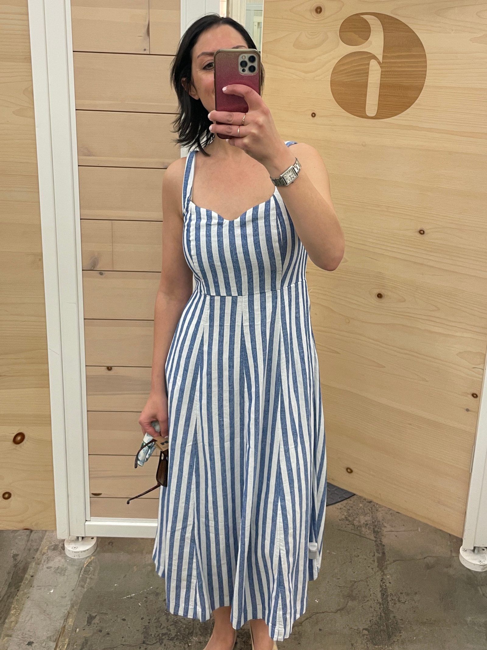 stripped dress