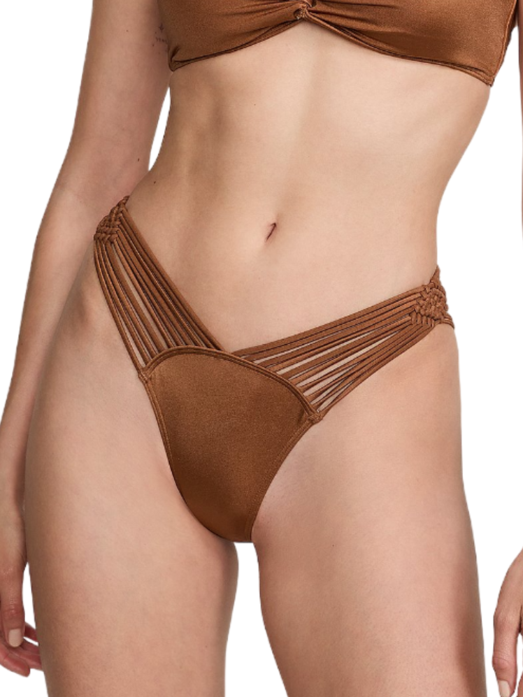 Victoria's Secret Archives Swim Macrame Brazilian Bikini Bottom