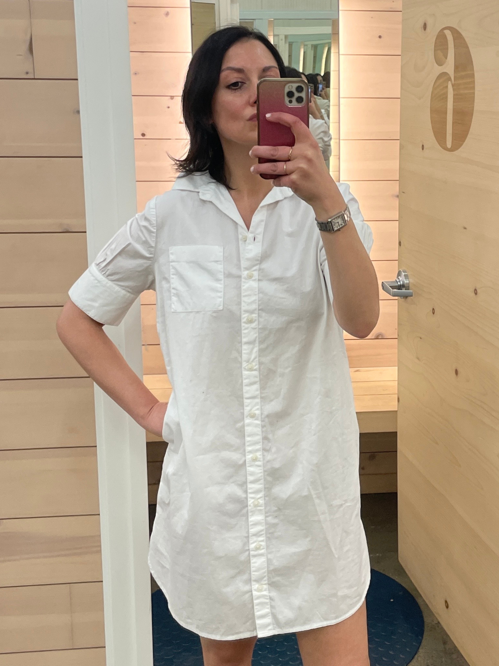 white dress